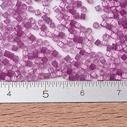 (DB1808) Dyed Fuschia Silk Satin MIYUKI Delica Beads, Cylinder, Japanese Seed Beads, 11/0, (DB1808) Dyed Fuschia Silk Satin, 1.3x1.6mm, Hole: 0.8mm, about 20000pcs/bag, 100g/bag