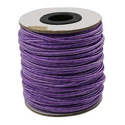 Medium Orchid Nylon Thread, Nylon Jewelry Cord for Custom Woven Jewelry Making, Medium Orchid, 2mm, about 100yards/roll(300 feet/roll)