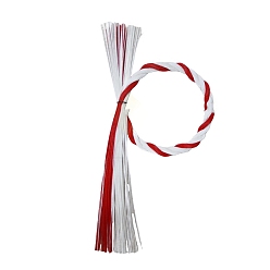 Белый Подвесные украшения в виде венка из бумаги сименава, для домашнего декора своими руками, белые, 300x150 мм