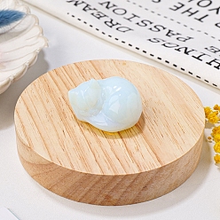 Опал Opalite украшения дисплей, статуэтка, спящий кот, 33.5x39x23.5 мм