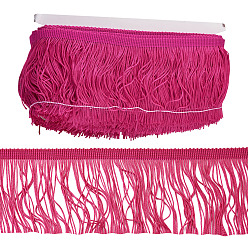Светло-Вишневый Бахрома из полиэстера с кисточкой, украшение одежды, аксессуары для костюма, светло-вишневый, 100x1 мм, 10 м / карта