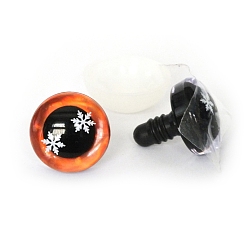 Помидор Снежинка узор пластиковая кукла безопасность ремесло глаз, с распоркой, для поделок куклы игрушки кукольные плюшевые животные изготовление, помидор, 12 мм