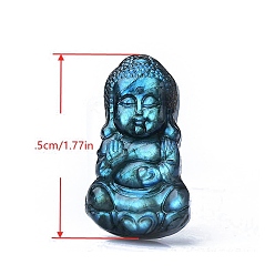 Human Резные фигурки исцеления из натурального лабрадорита, Украшения из камня с энергией Рейки, человек, 45 мм