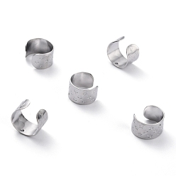 Платина Латунные ушные манжеты, с отверстием и звездочкой, платина, 7 мм, отверстие : 0.9 мм