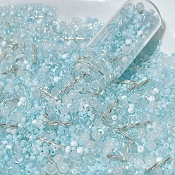 Небесно-голубой Прозрачные стеклянные бусины, разнообразные, голубой, 20~50 мм