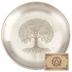 Tree of Life 1ПК 201 подсвечник из нержавеющей стали, идеальное украшение для домашней вечеринки, цвет нержавеющей стали, с 1PC лотерейными билетами участвуйте в розыгрыше карт, древо жизни, 141x11 мм, внутренний диаметр: 135 мм