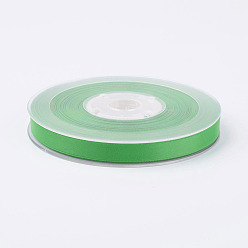 Verdemar Medio Cinta de raso mate de doble cara, cinta de satén de poliéster, verde mar medio, (3/8 pulgada) 9 mm, 100yards / rodillo (91.44 m / rollo)
