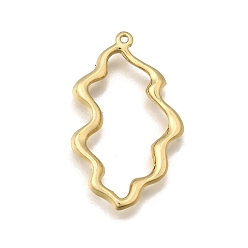 Самородки Подвески из сплава , золотые, полый, самородки, 38x22.5x3 мм, отверстие : 1.2 мм
