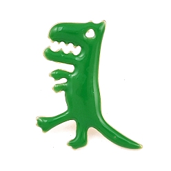 Dinosaur Эмалевые булавки на тему животных, булавки для лацканов из сплава для одежды рюкзака, золотые, динозавр, 24.5x22 мм