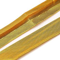 (932FM) Темно-синий аква-матовый с подкладкой Полиэфирная лента, для костюмов одежда халаты край полосы, швейный аксессуар, темно-золотистые, 15 мм, около 80 м / рулон