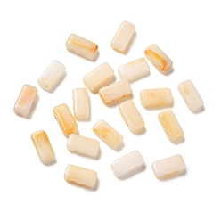 Белый Навахо Непрозрачные акриловые бусины, прямоугольные, навахо белый, 8x4x3 мм, отверстие : 1 мм