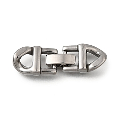 Нержавеющая Сталь Цвет 304 сгиб из нержавеющей стали, цвет нержавеющей стали, 32.5x10x4 мм, отверстие : 4x4 мм