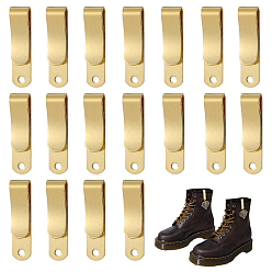 Без Покрытия 20шт. латунные зажимы для галстука, прямоугольные, сырой (без покрытия), 31.5x7.5x5 мм, отверстие : 2 мм