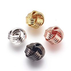 (52) Непрозрачная лаванда Латунные бусины, бусины с большим отверстием, цветок, разноцветные, 11.5x7.5 мм, отверстие : 3 мм