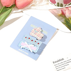 Светло-Голубой 3шт. заколки для волос из кожи аллигатора, аксессуары для волос для женщин и девочек, Небесно-голубой, Размер упаковки: 120x90 mm