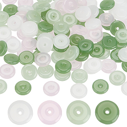 (52) Непрозрачная лаванда 120 шт 4 цвета прозрачные стеклянные бусины, диск, разноцветные, 11.5x3.5 мм, отверстие : 1.5 мм, 30 шт / цвет