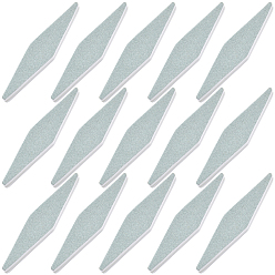 Бледно-бирюзовый 20 шт. полировальные полоски из ПВХ-губки для серебра, ромб, бледные бирюзовая, 9x2x0.7 см