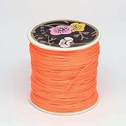 Помидор Нейлоновая нить, гремучий атласный шнур, помидор, 1.5 мм, около 114.82 ярдов (105 м) / рулон