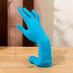 Темно-Голубой Элегантный манекен, органайзер для ювелирных изделий из смолы, подставки для ожерелий, Серьги, браслеты и кольца, глубокое синее небо, 11x22 см