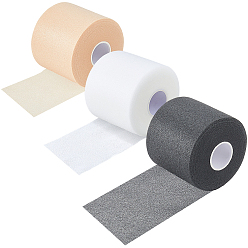 (52) Непрозрачная лаванда 3 рулоны 3 цвета губка теннисная ракетка амортизирующая пленка, рукоятка ракетки, разноцветные, 68~70x0.4 мм, 27 м / рулон, 1 рулон / цвет