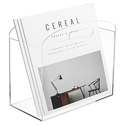 Прозрачный Акриловые ящики для хранения файлов, прямоугольные, прозрачные, 300x150x260 мм