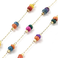 Разноцветный Ионное покрытие (ip) 304 кабельные цепи из нержавеющей стали, с оболочкой, текстурированные овальные цепные цепи, пайки, с катушкой, полированный, красочный, 4x1.5~2.5 мм, около 32.81 футов (10 м) / рулон