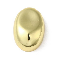 Golden Messing Perlen, cadmiumfrei und bleifrei, ellipsenförmige, golden, 32x21.5x10 mm, Bohrung: 4.5x2.8 mm