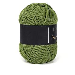 Зеленый 4 пряжа из молочного акрилового волокна для тафтинговых ковриков, пряжа амигуруми, пряжа для вязания крючком, для свитера, шапки, носков, детских одеял, зелёные, 2.5 мм, около 113.74 ярдов (104 м) / моток