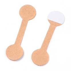 Перу Бумажные ювелирные изделия дисплей ценник карты, бумажный ценник, липкий, круглые, Перу, 5x1.4x0.02 см