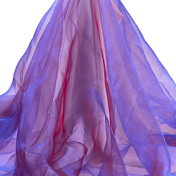 Púrpura Tejido de organza de poliéster, Ropa y Accesorios, púrpura, 1500x0.2 mm, 4 m / pc