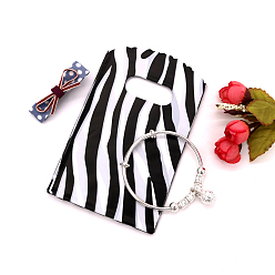 Зебра 50 прямоугольный пластиковый подарочный пакет, пакеты для упаковки конфет, зебра, 15x9 см, около 45~50 шт / упаковка