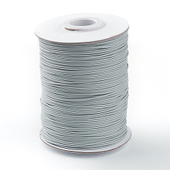 Light Grey Korean Waxed Polyester Cord, Light Grey, 1mm, about 85yards/roll