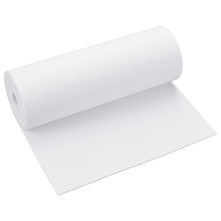 White EVA Foam Roll, for Art Supplies, Paper Scrapbooking, Cosplay, Halloween, Foamie Crafts, White, 300x3mm, about 3m/roll