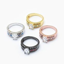 (52) Непрозрачная лаванда Кубические кольца из циркония, с синтетическим опалом и медными находками, долговечный, овальные, Размер 7, прозрачные, разноцветные, 17.5 мм