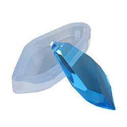 Белый Силиконовые формы, формы для литья смолы, для уф-смолы, изготовление ювелирных изделий из эпоксидной смолы, самородки, белые, 38x19x11 мм