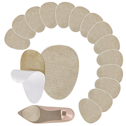 Желтая Старая Ткань  20 шт. противоскользящие накладки на обувь из замши Arch, клейкие протекторы для обуви, противоскользящие ручки на высоком каблуке, старое кружево, 90x65x0.6 мм