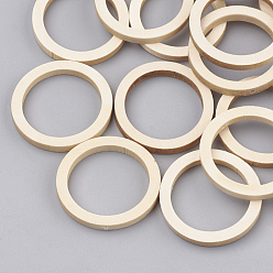 Wheat Wood Pendants, Ring, Wheat, 35x4mm, Hole: 1.6mm, Inner Diameter: 27mm