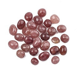 Клубничный Кварц Натуральный кварцевый кварц, обваленные камни, нет отверстий / незавершенного, самородки, 15~40.5x11~20x7~19 мм