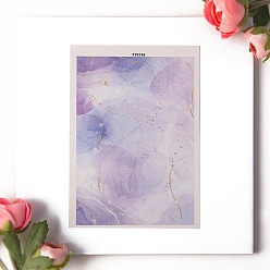 чертополох Серьги из полимерной глины, бумага для переноса воды, украшение подвески из глины, водорастворимые наклейки, чертополох, 138x95 мм