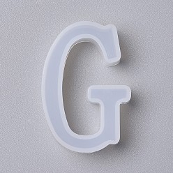 Letter G Силиконовые формы, формы для литья смолы, для уф-смолы, изготовление ювелирных изделий из эпоксидной смолы, буквы, letter.g, 4.2x2.8x1.1 см