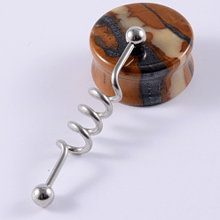 Другие 304 длинные серьги-штанги из нержавеющей стали для хрящей, цвет нержавеющей стали, форма волны, 38x5 мм, штифты : 1.6 мм