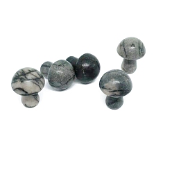 Камень Сетки Фигурки целебных грибов из натурального нетстоуна, Украшения из камня с энергией Рейки, 20 мм