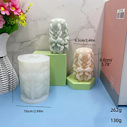 Белый Рельефные формы для свечей из пищевого силикона своими руками, для изготовления свечей, белые, 76x113 мм