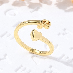 Letter H Латунные кольца-манжеты для женщин, буквы, Письмо ч, внутренний диаметр: 15.6 мм