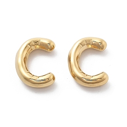 Letter C 304 подвески из нержавеющей стали, реальный 14 k позолоченный, ионное покрытие (ip), шарм-буква, буква С, 19.5x14x5.5 мм, отверстие : 2 мм