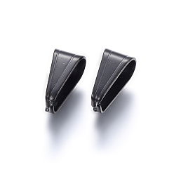 Electrophoresis Black 304 Защелкивающиеся дужки из нержавеющей стали с ионным покрытием (IP), электрофорез черный, 12x7x6 мм, внутренний: 11x6 mm