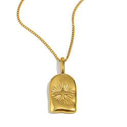 Золотой Религия 316l хирургическая нержавеющая сталь арочная подвеска в виде птицы Святого Духа для женщин, золотые, 16.14 дюйм (41 см)