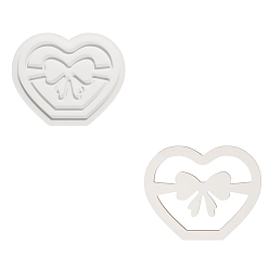 Белый Силиконовые формы ко дню матери своими руками, для уф-смолы, изготовление изделий из эпоксидной смолы, сердце, белые, 90x110x6 мм, внутренний диаметр: 80x100 мм