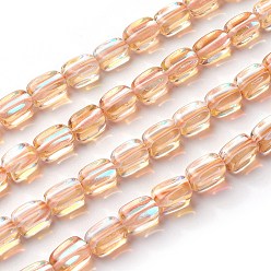 Белый Навахо Синтетические лунные лучи, окрашенные, голографические бусы, самородки, навахо белый, 8~11x6~7 мм, отверстие : 1 мм, около 14.9 дюйма (38 см)