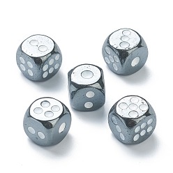 Non-magnetic Hematite Natural Non-magnetic Hematite Cabochons, Dice, 15x15x15mm